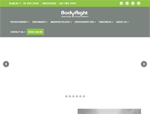 Tablet Screenshot of bodyrightphysio.ie